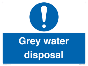 Grey water disposal